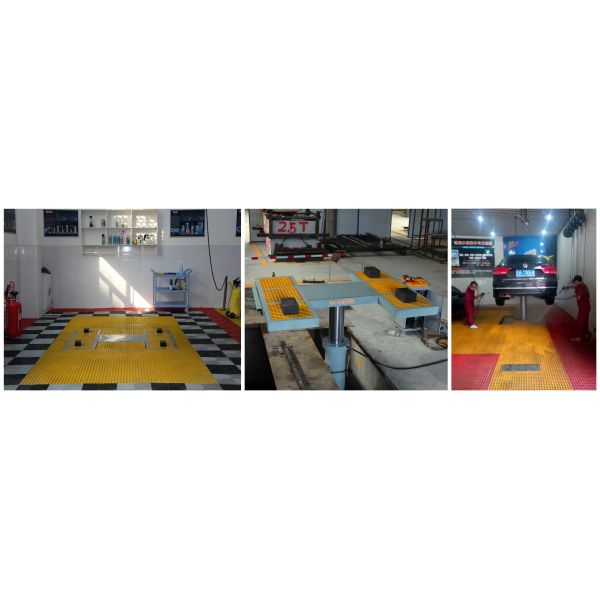 Low Cost In Ground Hydraulic Car Lifts Long Platform One Column Underground Auto Lift 1850mm/3500kg