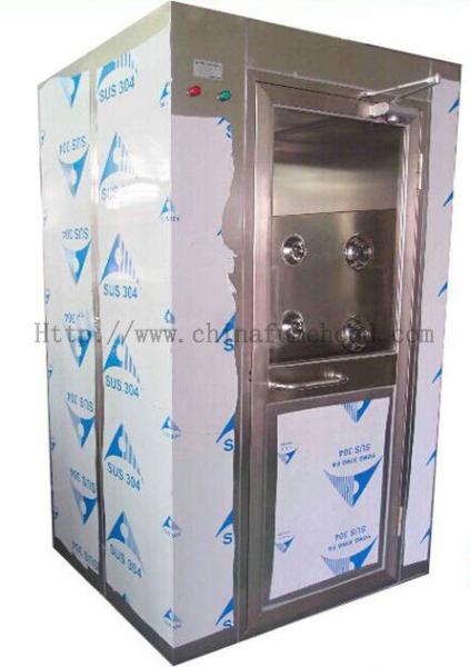 Double Person Clean Room Equipment Interlock Air Shower Automatic Open