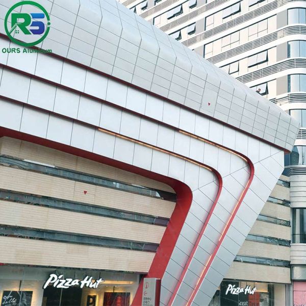 Pvdf Coating Aluminium Exterior Wall Panels Environment Friendly 2.0mm 2.5mm 3.0mm