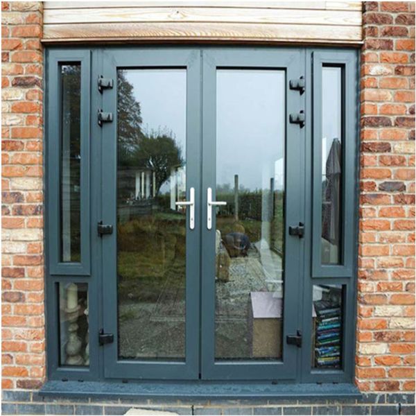 Interior Commercial Aluminium Doors , Aluminium Slide And Swing Doors Weather Resistant