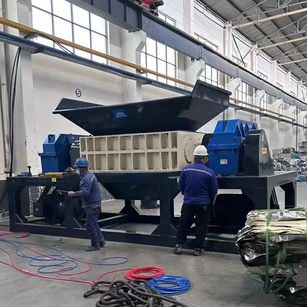 Low Price Tyre Shredder Diesel Plastic and Tire Shredder Shredders for Car Tires to Rubber Dust Full Warranty Free Tool Box