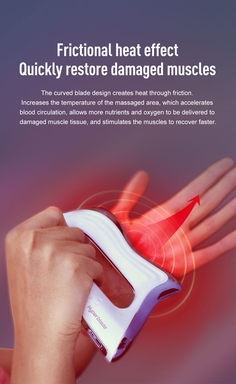 Микро- настоящая мышца EMS ослабляет Massager NMES Hyperblade