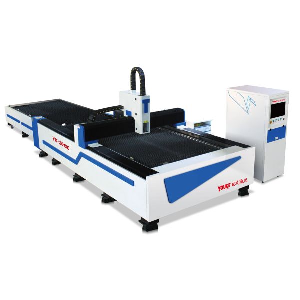 Machine de découpe au laser à fibre de scie à coupe de pont de marbre industriel ST3015E