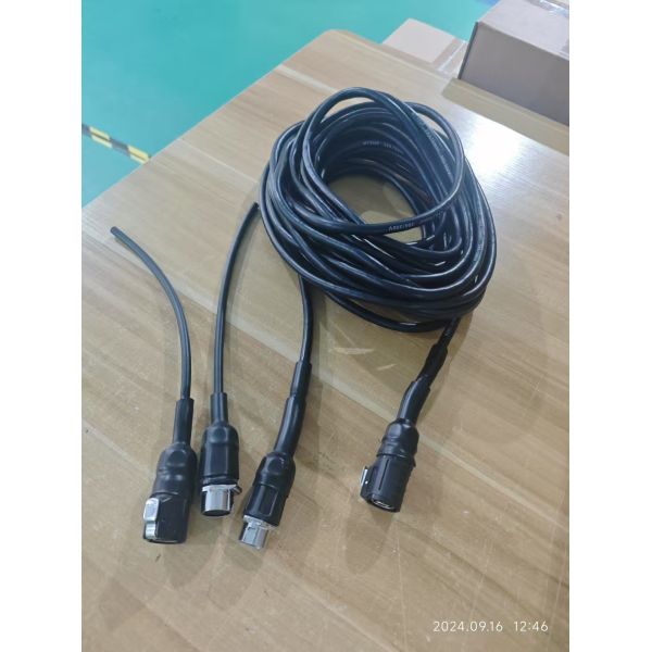 Conjunto de alambre de elevación de tijeras con conector redondo,Plat/Chass Servicios OEM