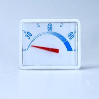Square Plastic Temperature Gauge For Hot Water Tank White