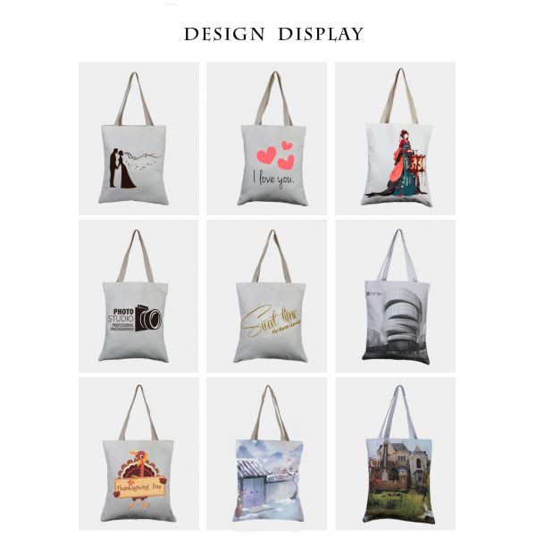 Promotion Womens Natural Durable Cotton Canvas Shopping Tote Bag For Business Shopping