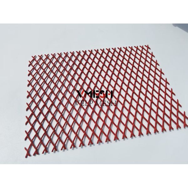 Architectural Facade Design Cladding PVDF Decorative Aluminum Expanded Mesh