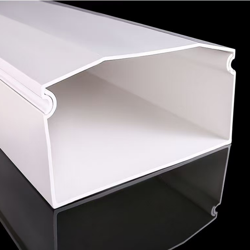 Lightweight 40x25mm Electrical Cable Tray Pvc Easy Installation