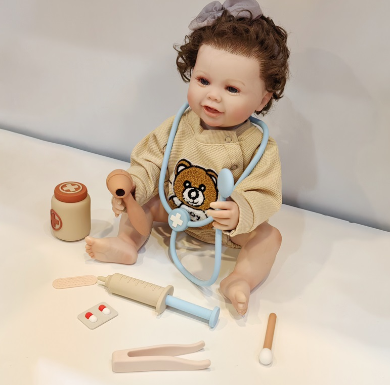 Customized Baby Silicone Toys Function Doctor Role Playing Kids Nurse Role Toy Sets