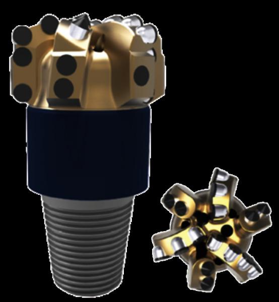 API Steel Body PDC Oil Drill Bit Six Blade Slide Bearing