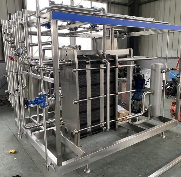 Hot Pasteurization Equipment For Dairy Processing Plant Pasteurized Milk/Yogurt/Coconut Milk