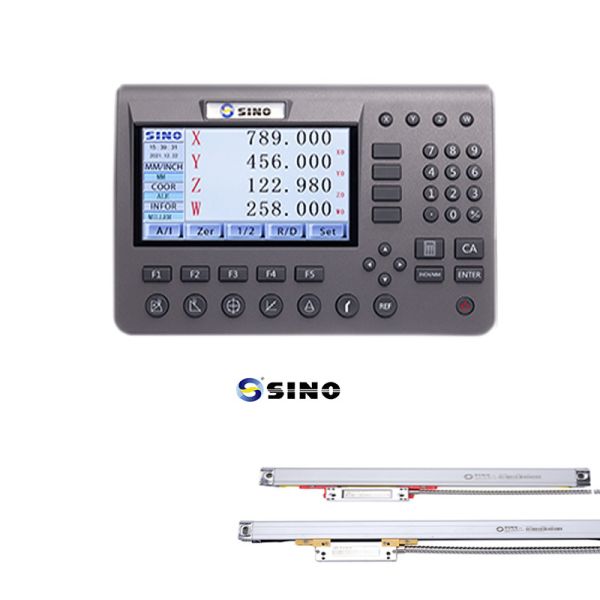 SINO 2 Axis SDS 200 Lathe Digital Readout System  With Linear Encoder Ruler For Grinding Machines