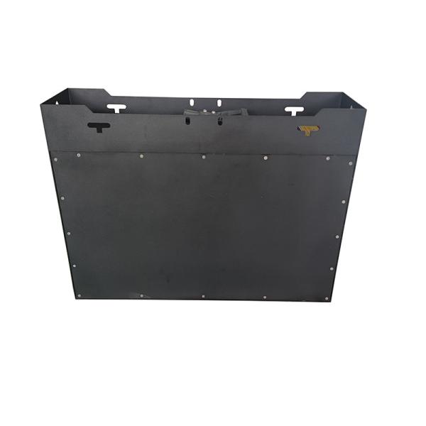Black Electric Forklift Battery For Heavy Duty Applications 25.6V 190AH