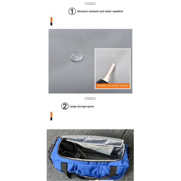 Weekend Overnight Viajes a prueba de agua Gimnasio Deportes Bolsas con calzado