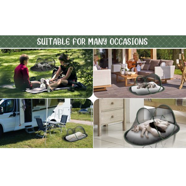 Tent Outdoor, Pet Enclosure Tent Suitable for Cats and Small Animals, Indoor Playpen Portable Exercise Tent with Car