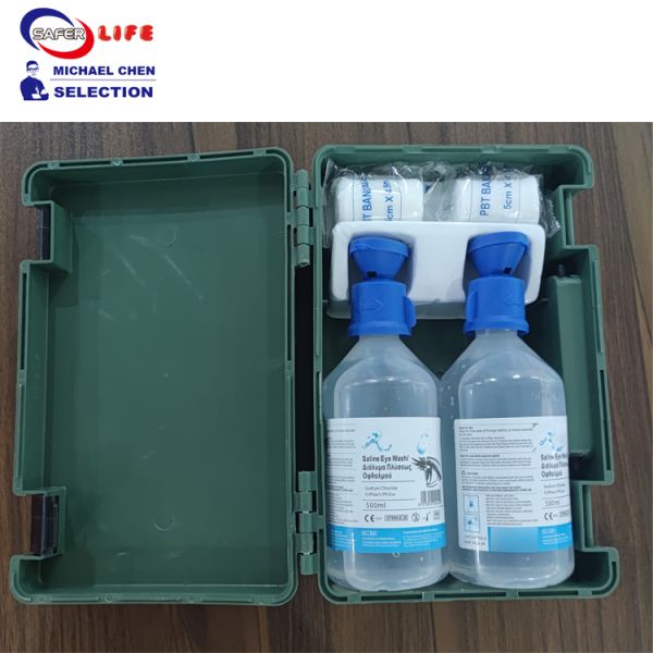 Portable Emergency Eyewash Station Eye Wash Kit Wall Mount Industrial Eye Bath Safety First Aid