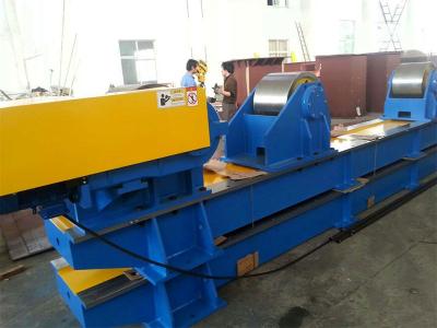 Blue 200T Conventional Pipe Welding Rollers Heavy Duty Tank Turning Rolls