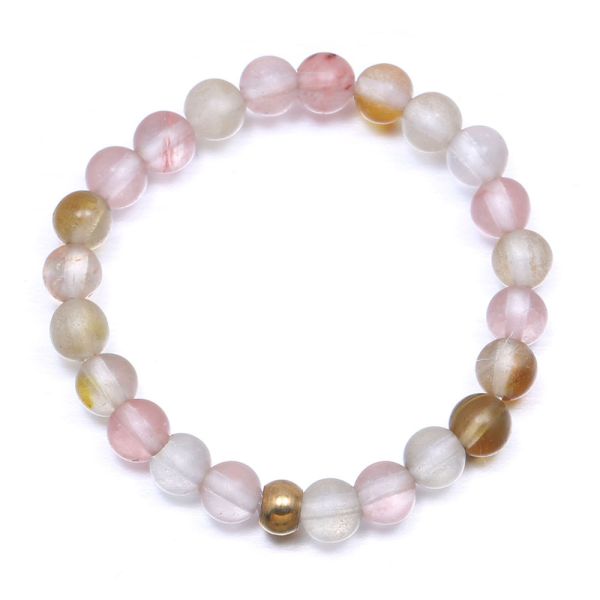 Other Natural Energy Crystal Stone 3mm Mini Beads Rings for Woman Chakra Healing Handmade Bohemian Jewelry Wedding Ring Gift