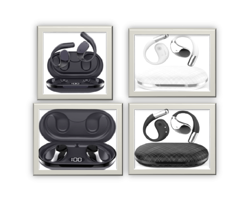 OWS Bluetooth Earbuds,AB5656C Chip, 14mm Driver, 3H Playtime, 30mAh+300mAh Battery, HSP/HFP/A2DP/AVRCP, 10m Range, 3 Colors