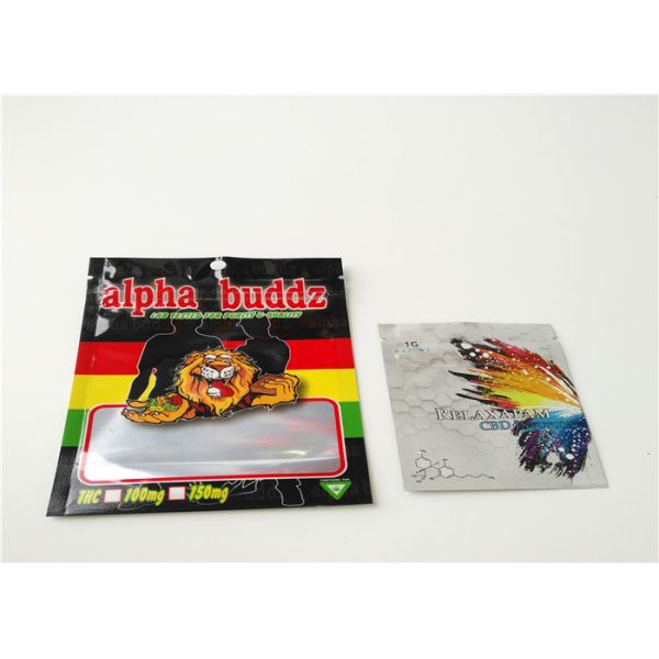 Stand Up Aluminum Foil Bags For Rhino 7 Swag Platinum 15000 Pill Packaging