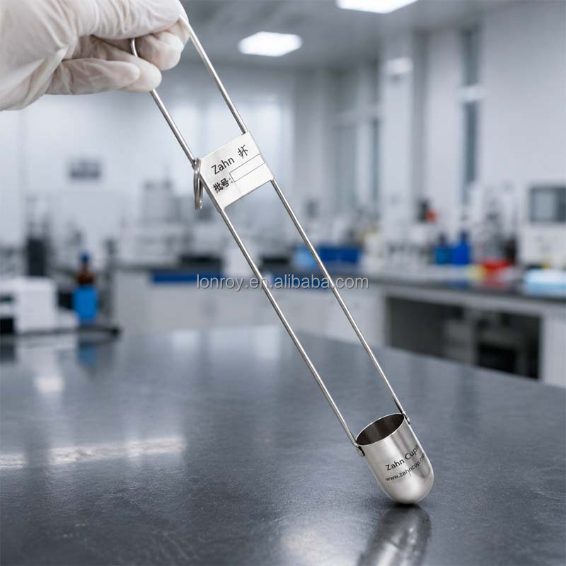 ASTM D4212 Zanh Cup Dip Flow Cup Spray Paint Viscosity Tester Zahn Viscosity Cup Ink Coating Viscometer Handheld Viscosity Meter