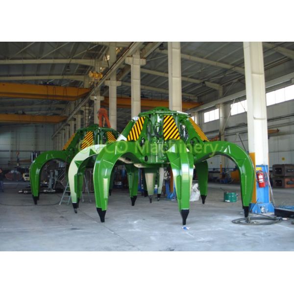 Orange Peel Hydraulic Rotating Grapple Good Stability Reliable Operation