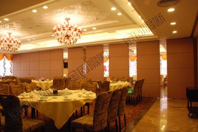 Fabric Surface Sliding Partition Wall With Class A Fire Rating