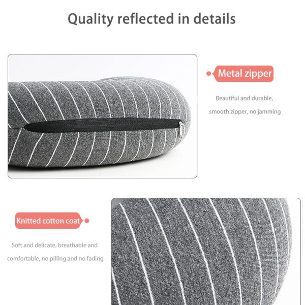 Specialty Stores Custom U-shaped Memory Foam Neck Support Pillow Set for Office and Travel
