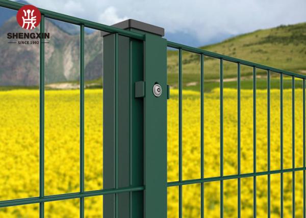 2D Length 2.5m Double Wire Fence For Perimeter Garden