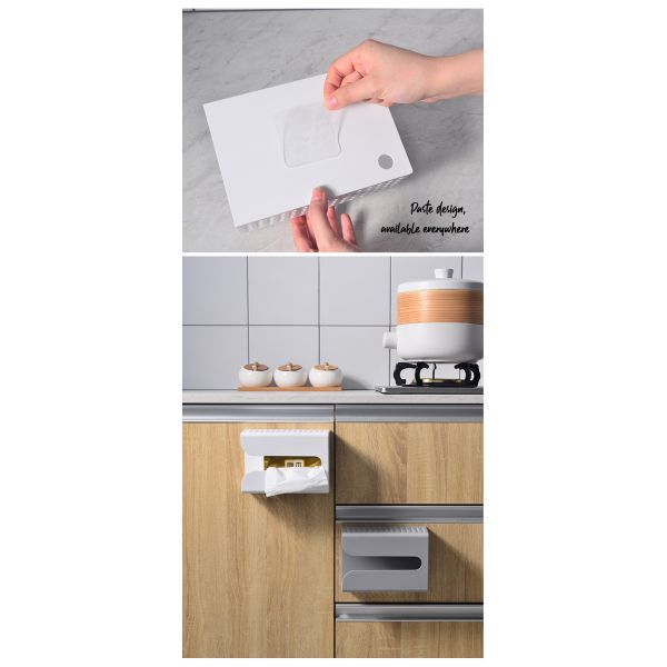 Sticky PS Plastic Tissue Box Plastic Kleenex Box Covers 19x13x8cm