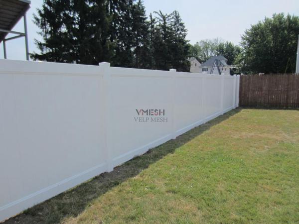 6x8ft White PVC Privacy Fence for Backyards