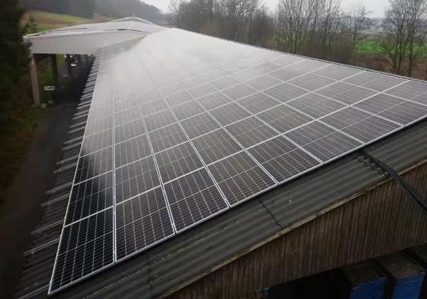 Painel Solar Monocristalino de 500 Watt para Casa Duplo Vidro 550w 108 Células