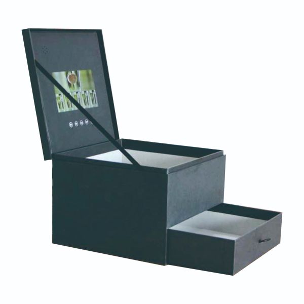 Custom Video Box with Drawer Personalized Gift Packaging with 7inch Screen