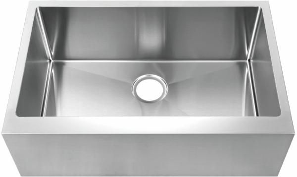 Modern Design Silver Apron Stainless Steel Kitchen Sink CUPC Certificate