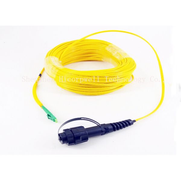 IP67 Glass Fiber Optic Cable With SC LC Or MPO Connectors Jacket OD 0.9MM 2MM 3MM