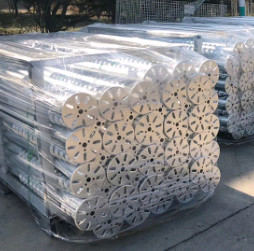 Galvanized Heavy Helical 40Cr Steel Ground Screw Piles 3ft Lead Length