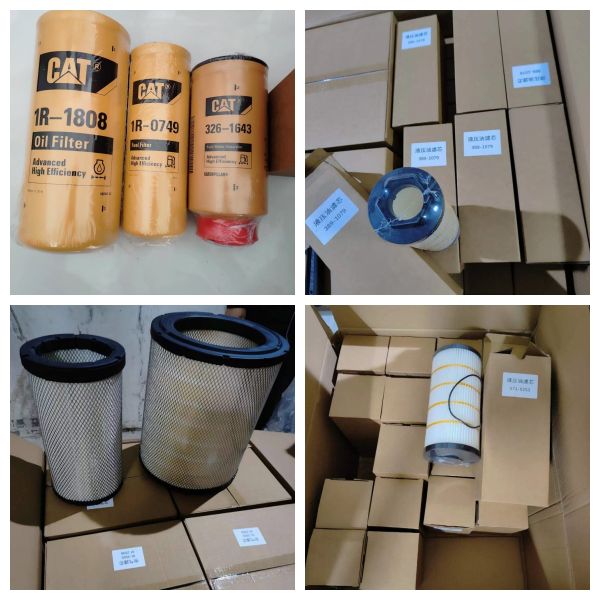 Excavator Engine Parts Oil Fuel Filter 1R1808 1R-1808