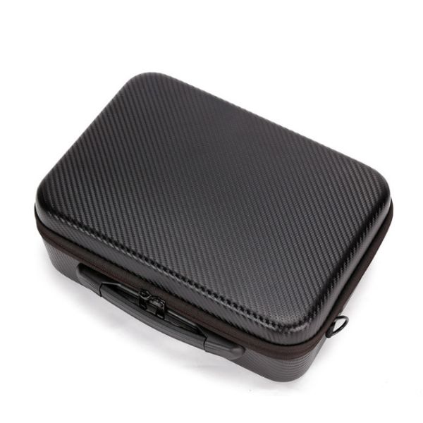 Protective Hard Black EVA Storage Case with Foam Interior and Shoulder Strap Ideal for Secure Storage and Transport Needs