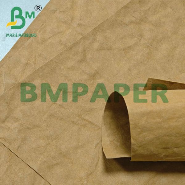 Natural Texture Recycled Washed Kraft Paper Roll for Gift Wrapping