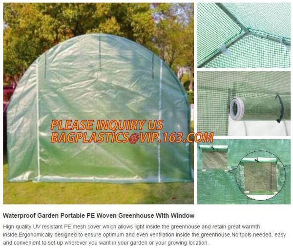 Hydroponic Grow Tent Kits, Mylar Grow Tent, 600D Gardening Green House, Polytunnel, Mini Walk-in Greenhouse
