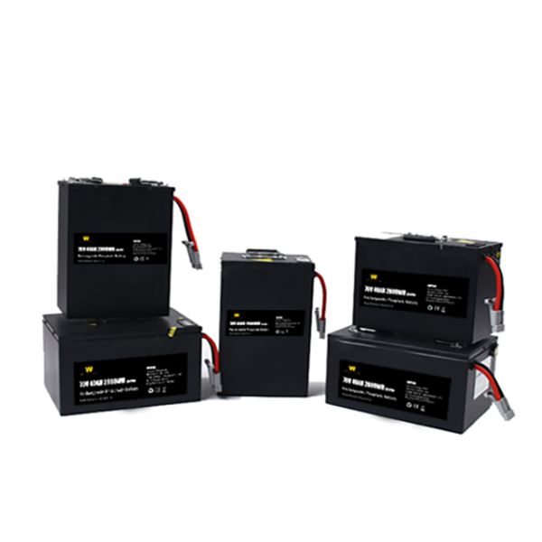 Black Lifepo4 72V40Ah Lithium Ion Motorcycle Battery With Bms