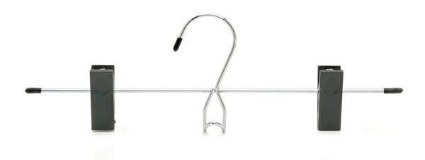 Chrome Plated 12.9 Metal Pant Hangers With Clips