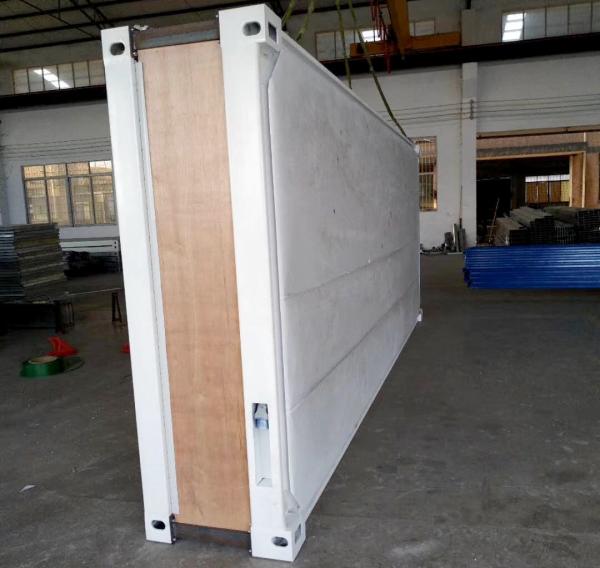 Single Double Door Prefabricated Structural Steel Folding Container House