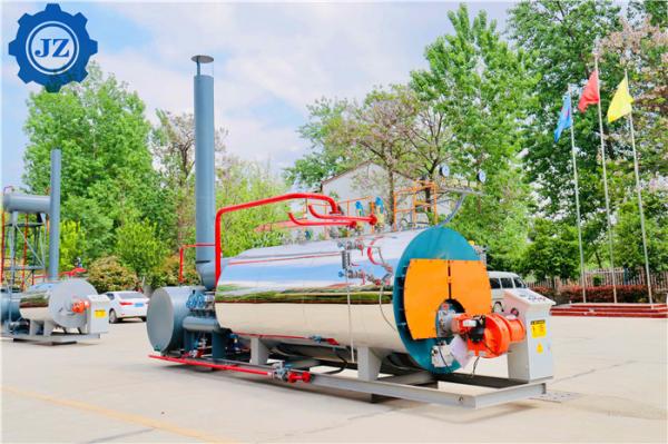 Óleo diesel horizontal industrial - caldeira de vapor ateada fogo para a indústria de processamento do alimento/cervejaria