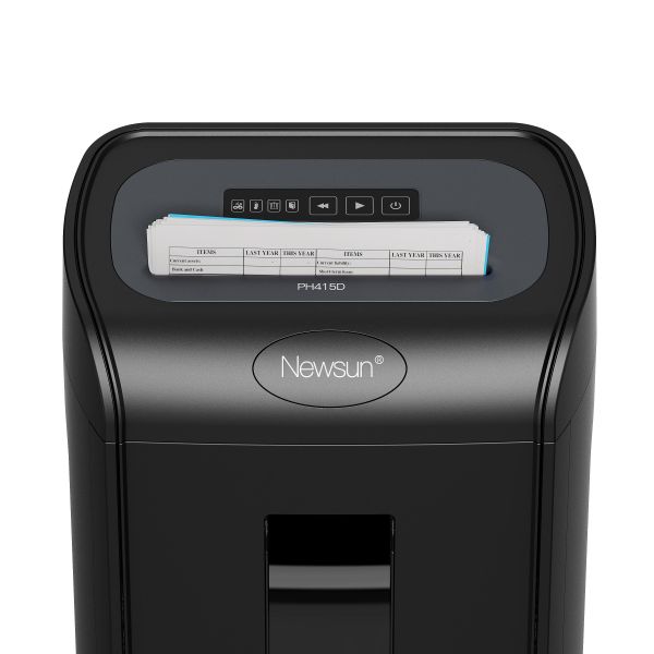 P4 15 Sheets Cross Cut Paper Shredder 18 Liter Pull-out Bin,Silent 56dB,8 Mins Shredding Time,LED Indication,Hot Selling