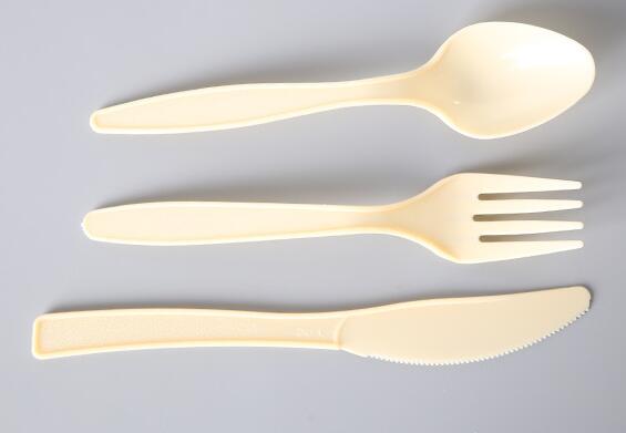 Наборы столового прибора устранимой пластиковой вилки именниного пирога вилки плода ложки вилки ножа пластиковые