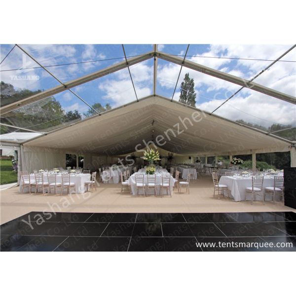 High Strength Aluminum Alloy Frame Clear Cover Luxury Wedding Tents Marquees Waterproof