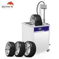 O pneumático da fonte de alimentação de SUS303 220V 50HZ que lava o descarregamento de carregamento automático cansa a máquina industrial da limpeza ultrassônica