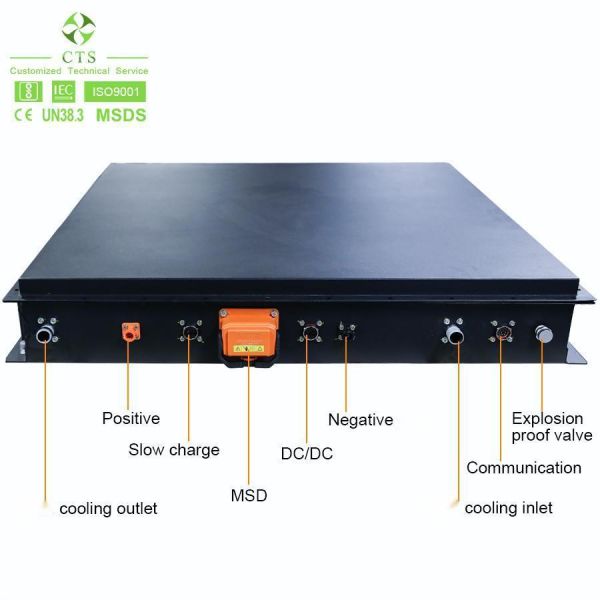 CTS 400V 50Ah Waterproof Lithium Battery Pack with BMS for Electric Car Manufacture