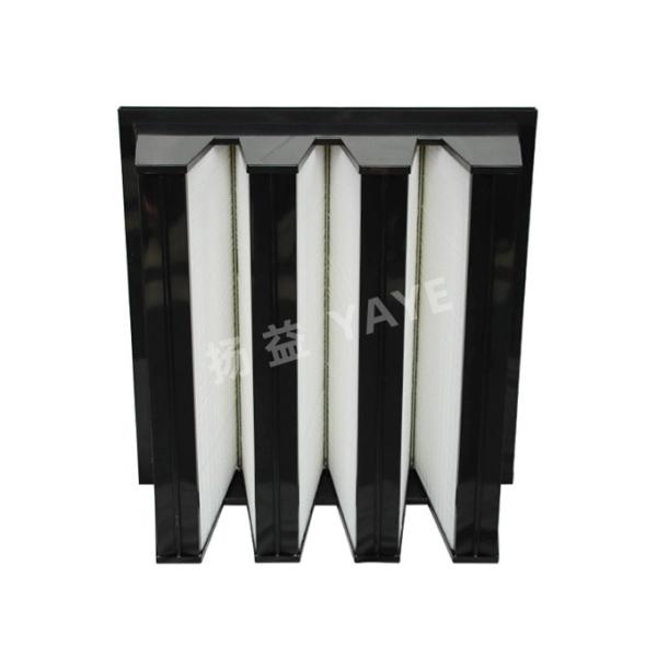 Sub High Efficiency Air Filter H11 V Type Air Filter Low Resistance Plastic Frame